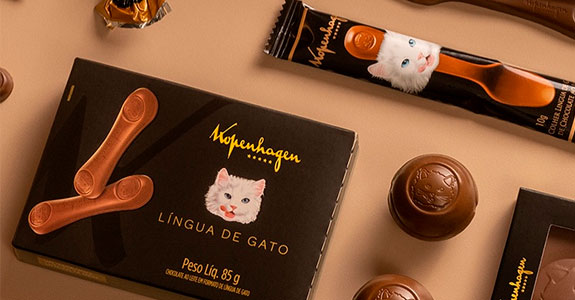 língua de gato Kopenhagen
