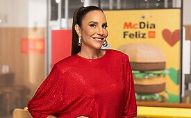 McDonald's traz Ivete Sangalo como embaixadora do McDia Feliz (Crédito: Reprodução)