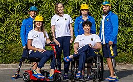 O Comitê Paralímpicos Brasileiro concretizou uma dezena de parcerias com marcas, entre elas, a Asics e Havaianas, responsáveis pelos uniformes dos atletas (Crédito: Alessandra Cabral)