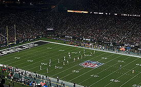 Philadelphia Eagles e Green Bay Packers protagonizaram primeiro jogo da NFL no Brasil (Crédito: Valeria Contado)