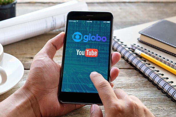 Globo refuta afirmação do YouTube de que tem mais público do que a TV aberta (Crédito: Shutterstock e Reprodução)