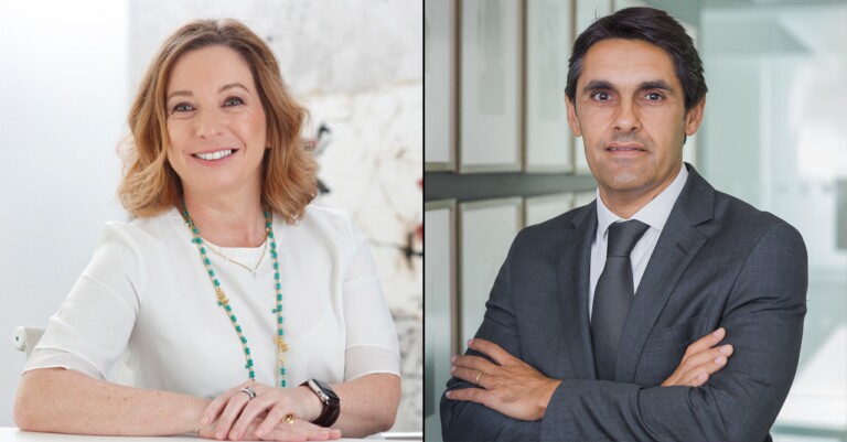 Luisa García é CEO global de corporate affairs e Tiago Vidal é chief operating officer global da LLYC