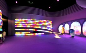Espaço do Divertida Mente no Mundo Pixar em 2024 no Brasil
