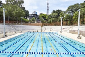 Piscina do Pacaembu é aberta para visitantes (Crédito: Arthur Nobre)