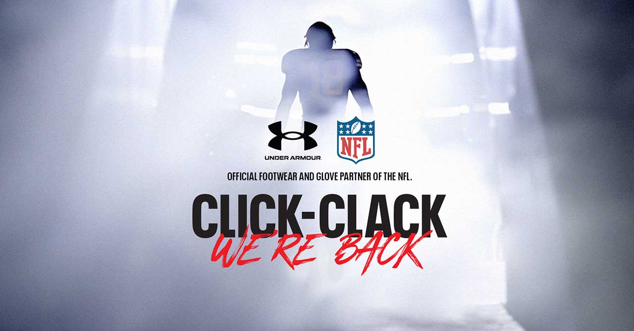 Under Armour retoma parceria com a NFL para fornecimento de material esportivo (Crédito: Divulgação)