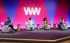 Renato Camargo, Camila Ribeiro, Camila Novaes e Nathalia Garcia