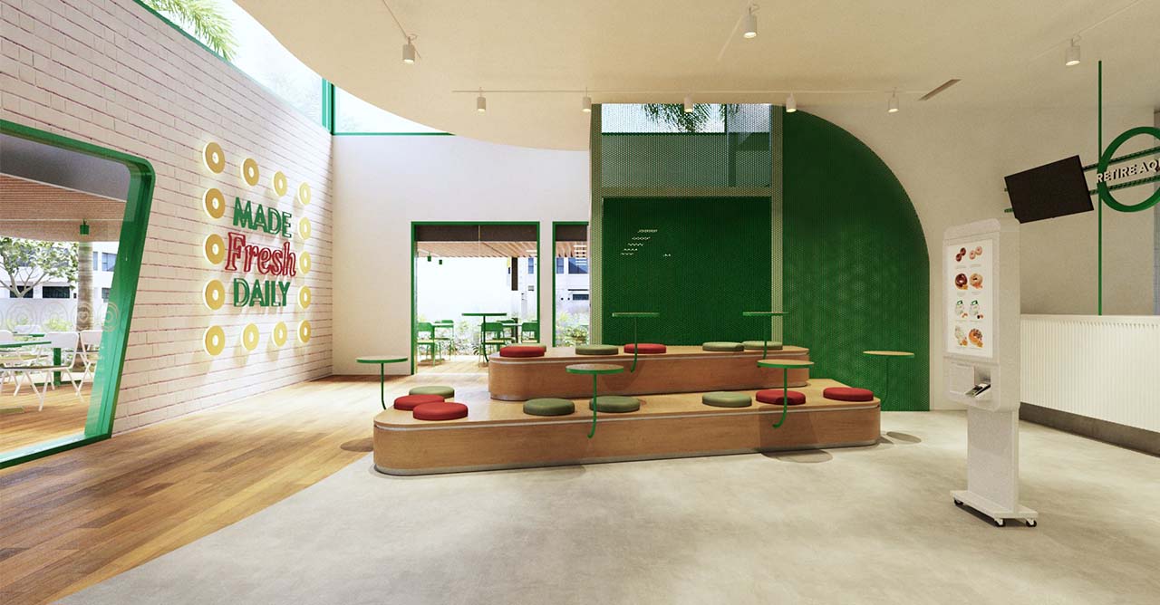Flagship da Krispy Kreme no Brasil
