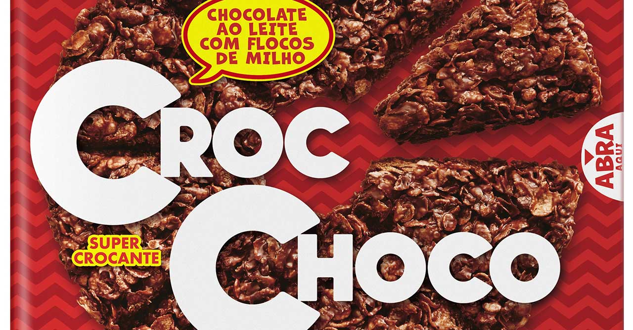Croc Choco marca a estreia da Nissin no mercado de chocolates (Crédito: Divulgação)
