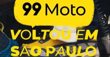 Justiça autoriza e 99 Moto e Uber Moto voltam a operar em São Paulo
