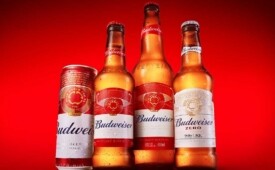 Embalagens especiais, criadas pela Budweiser, têm elementos da Copa do Mundo de Clubes (Crédito: Divulgação)