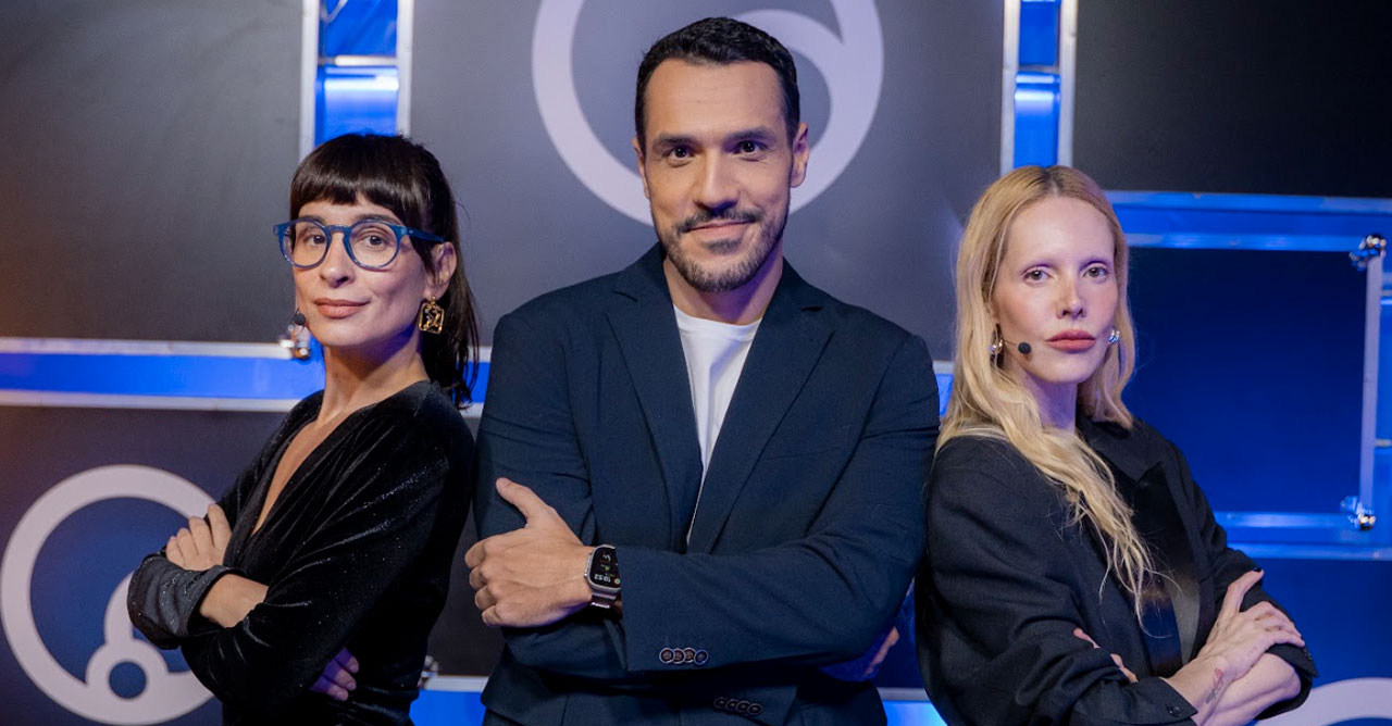 Camila Fremder, Rafa Dias e Jana Rosa no evento da DiaTV sobre a programação de 2025
