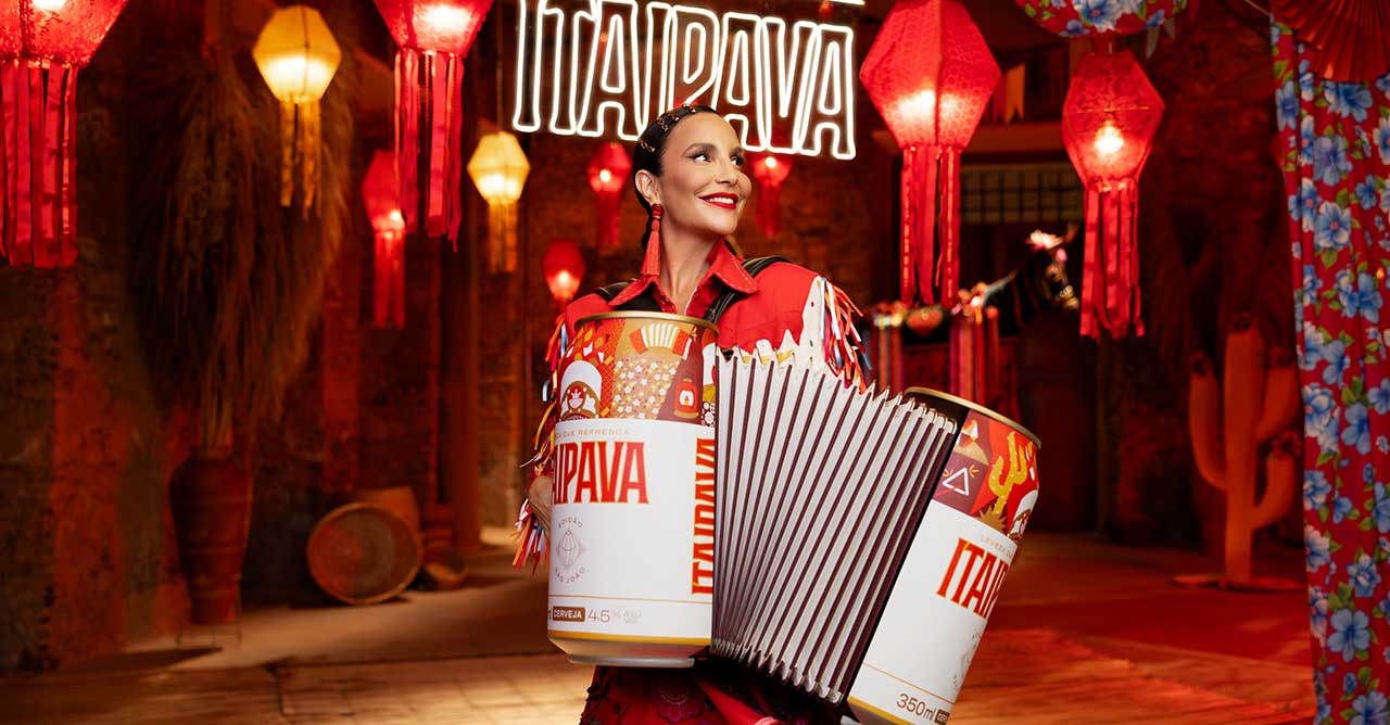 Ivete Sangalo protagoniza campanha de Itaipava para o São João (Crédito: Divulgação)