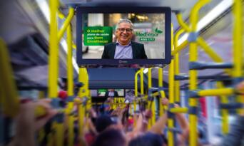 DOOH: Digital Out Of Home chega aos ônibus de São Paulo