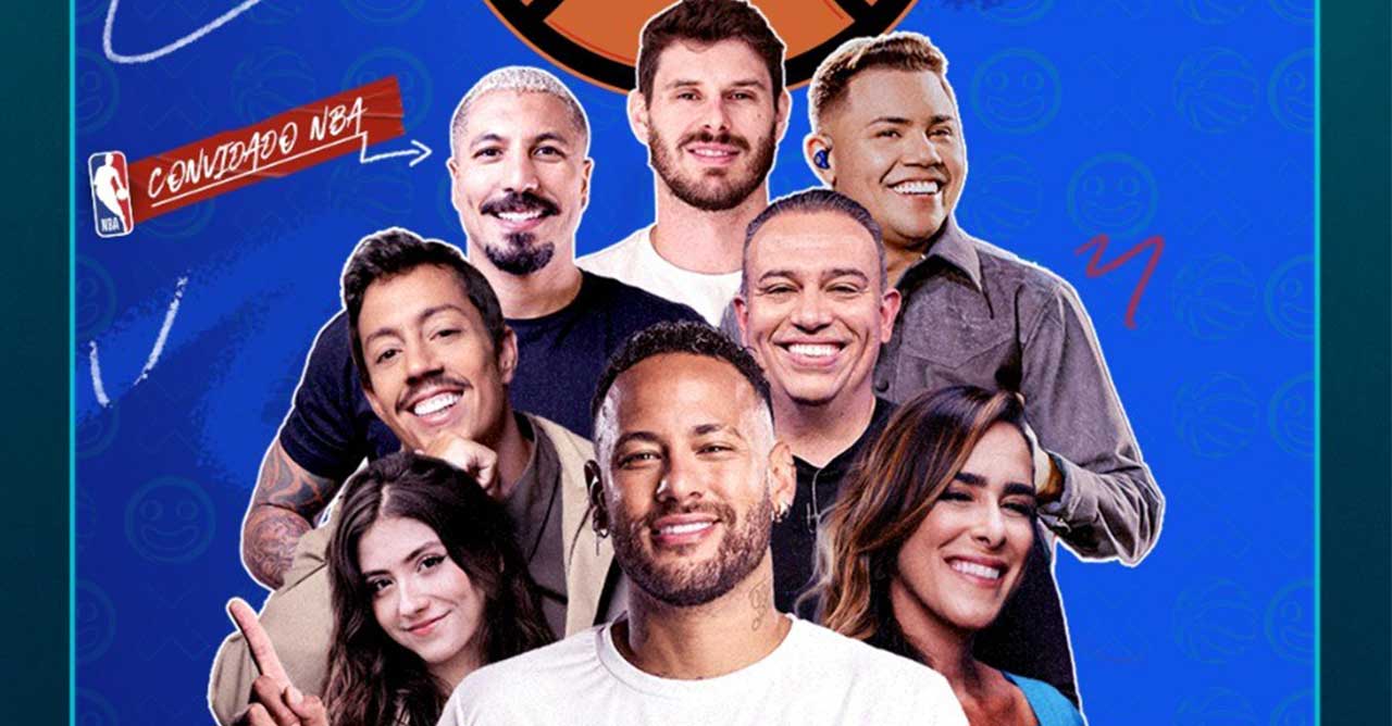 Neymar e amigos reagirão ao jogo 4 da NBA no Disney+ (Crédito: Divulgação)