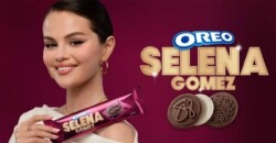Selena Gomez e Oreo: nova collab une o biscoito e a cantora
