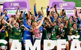 Palmeiras, campeão da última edição do Paulistão feminino, estará presente na edição 2025 da competição (Crédito: Agência Paulistão)