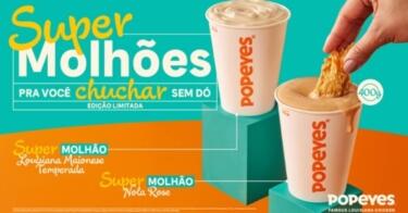 Popeye’s aposta em molhos de tamanho gigante