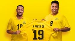Camisa 19: Mercado Livre revela frete grátis com Ronaldo e Neymar Jr.