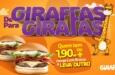 Giraffas dá sanduíche em dobro para quem tiver mais de 1,90m