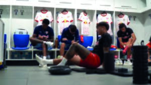Red Bull Bragantino utiliza a sua TV para mostrar bastidores do clube e até mesmo a reforma de seu estádio (Crédito: Reprodução)