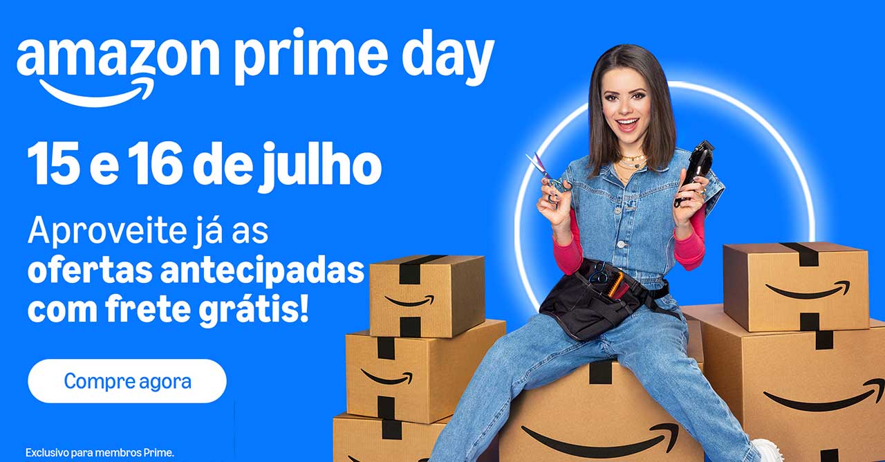 Sandy protagoniza campanha da Amazon para Prime Day (Crédito: Divulgação)