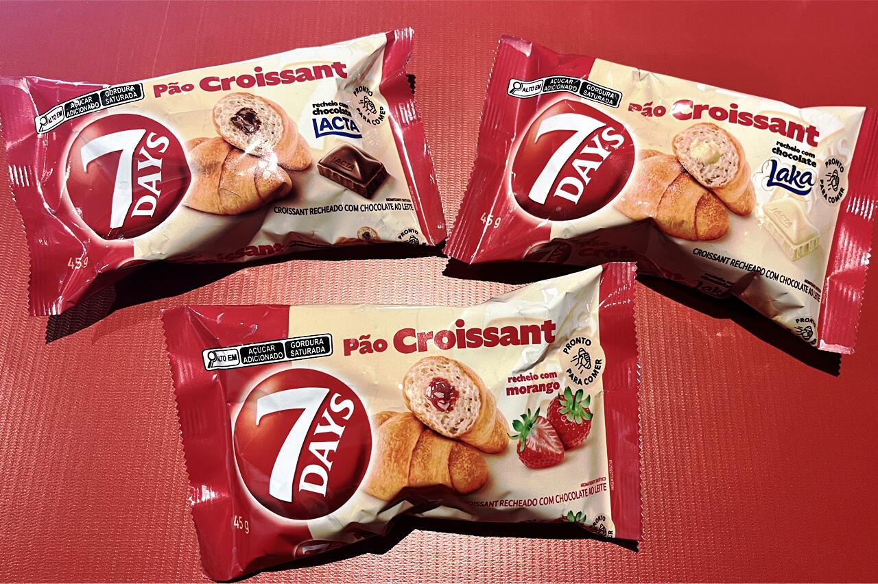 7Days, pão croissant embalado da Mondelēz