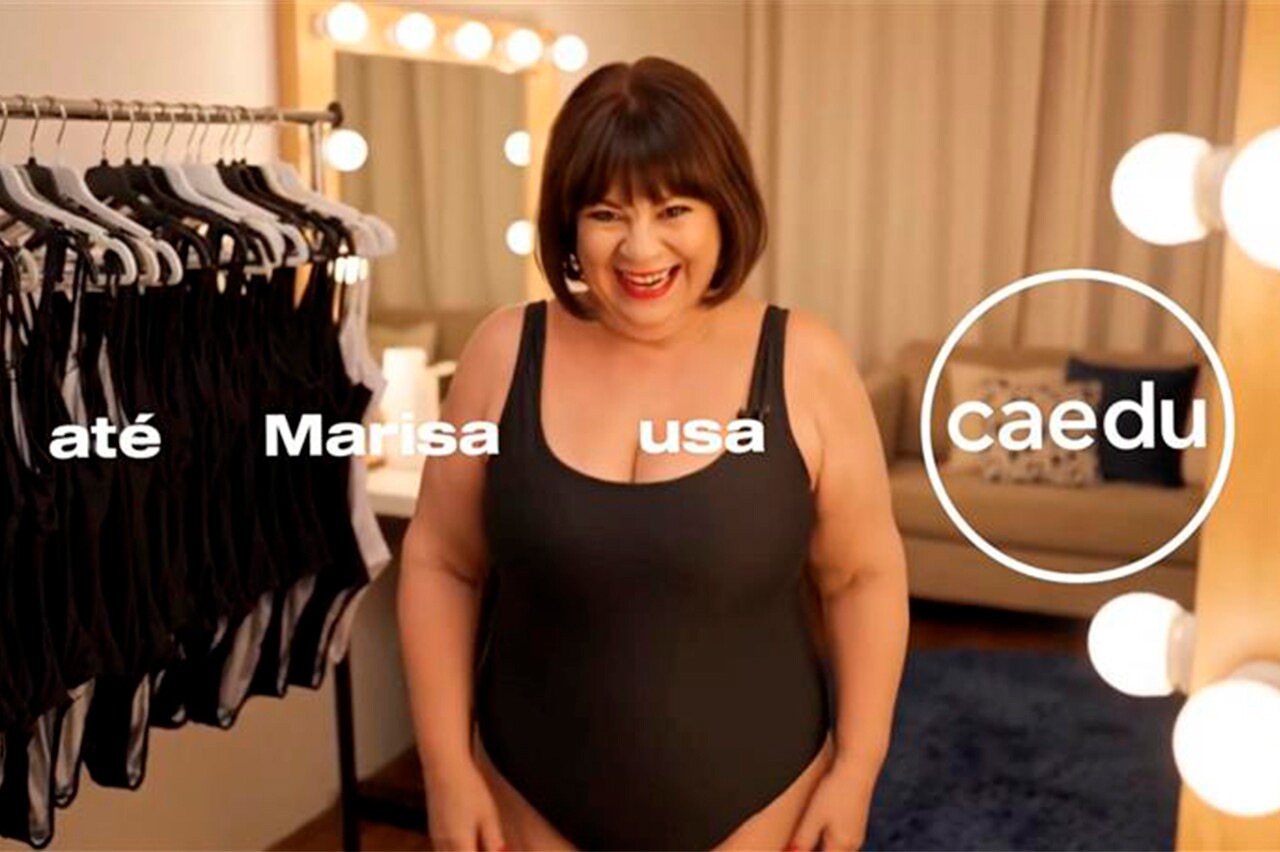Marisa Maiô é estrela de campanha da Caedu
