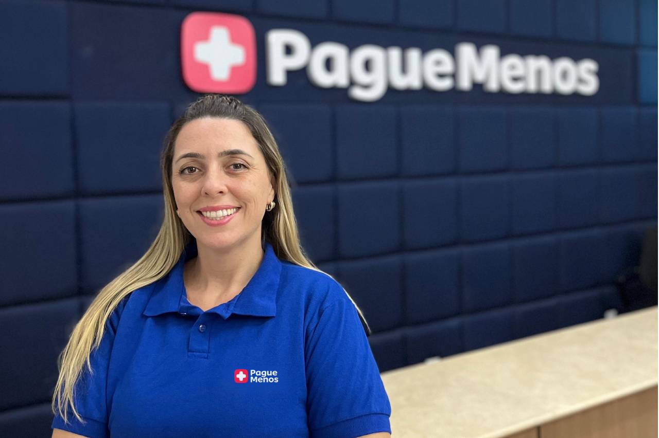 Graziela Pedrosa na Pague Menos