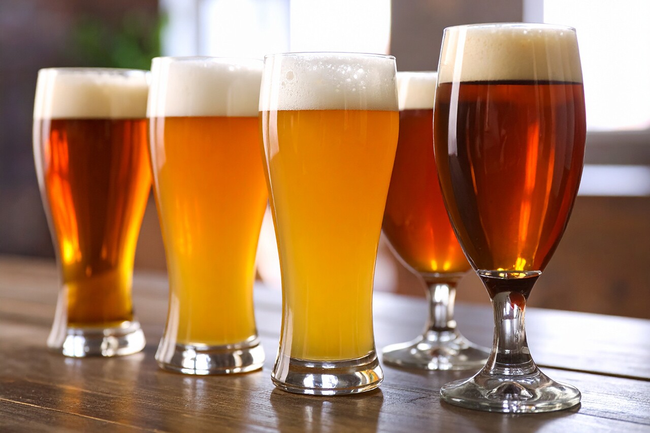 Copos de cerveja