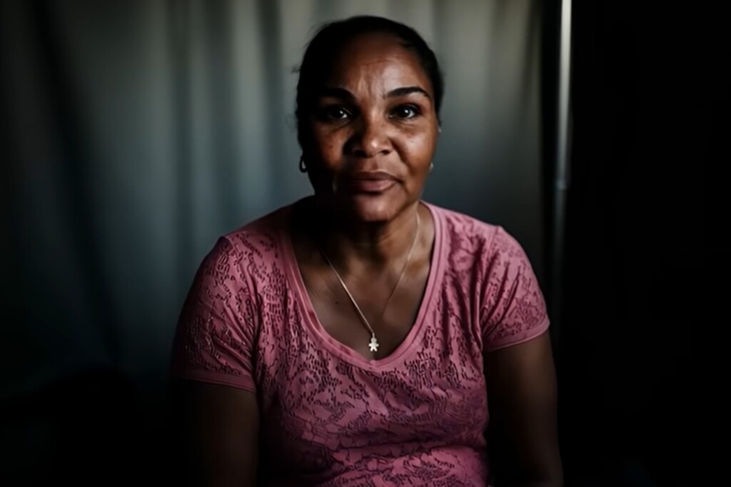 MarIA é uma personagem em IA para campanha do Instituto Sou da Paz (Crédito: Reprodução/Youtube)