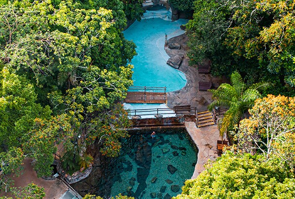 Parque das Fontes, paraíso das águas quentes,