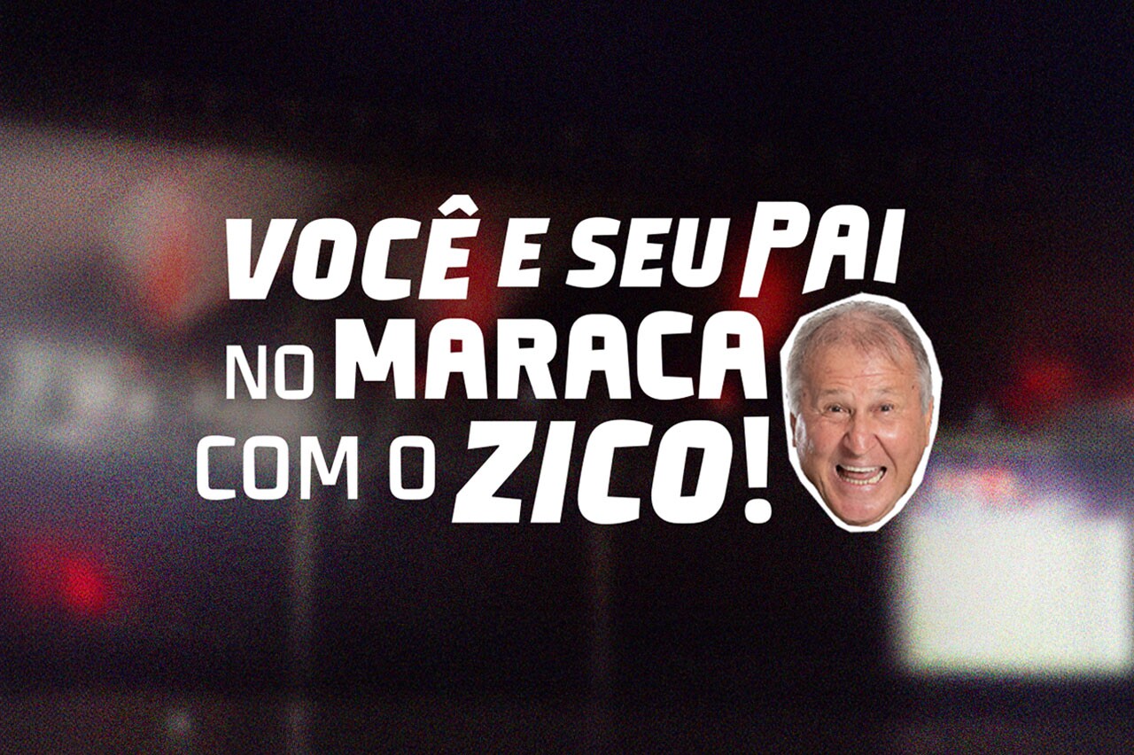 Zé Delivery cria ação especial para o Dia dos Pais com o ex-jogador Zico
