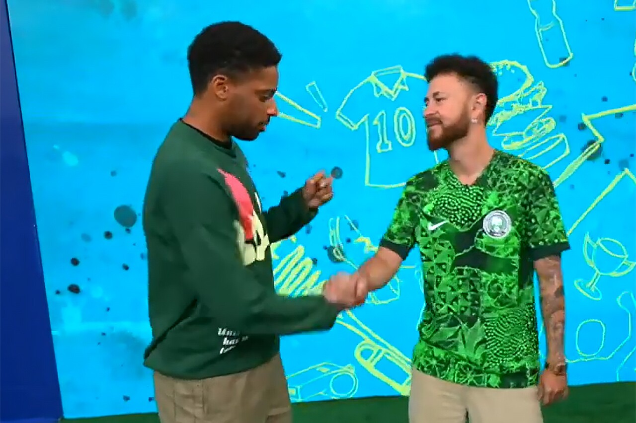 Fred Bruno apresenta o Panela SporTV ao lado de André Balada, programa que vai ao ar no YouTube da Globo (Crédito: Divulgação)