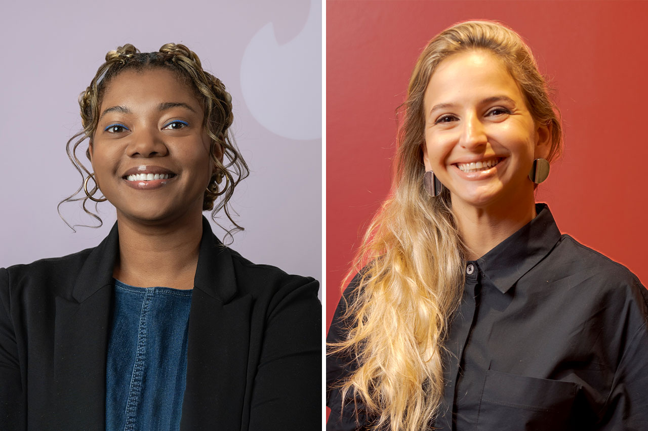 Cleo Long (diretora sênior de marketing de produto Global & América Latina do Tinder) e Maria Fernanda Zanusso (gerente sênior de marketing para América Latina do Tinder )