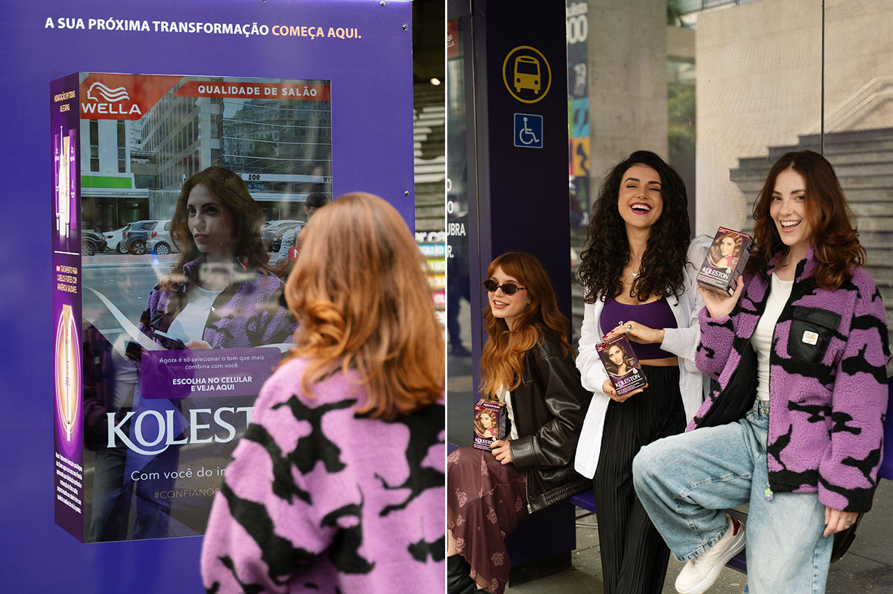 Ativação da Koleston na Avenida Paulista