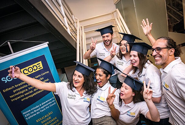 Martech Academy já capacitou mais de mil alunos em todo o Brasil, com forte presença de mulheres, negros e comunidade LGBTQIAPN+