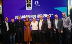 Executivos estiveram presentes no evento de lançamento do “Pra Cima Brasil”, pacote de viagens para a Copa do Mundo Fifa (Crédito: Divulgação)