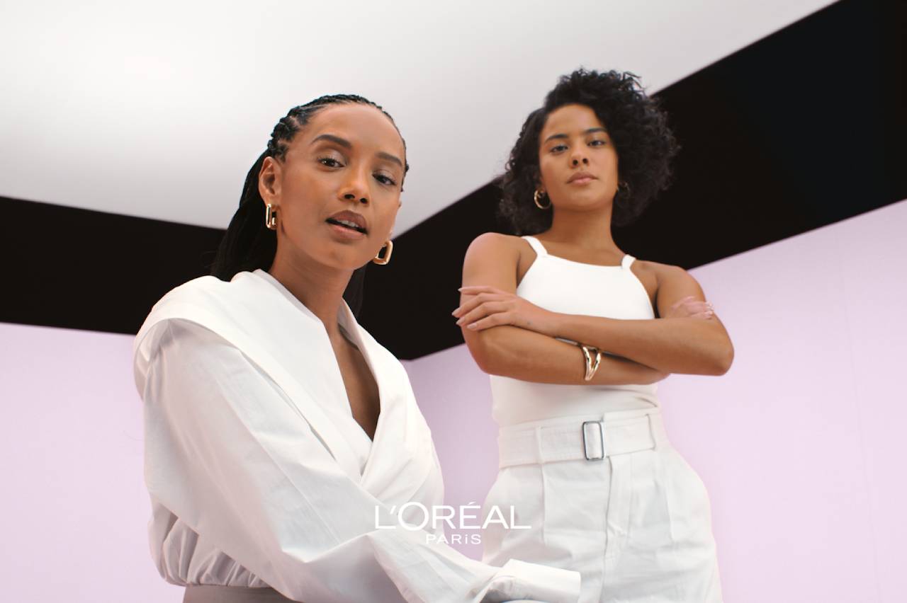 Taís Araújo e Bella Campos em campanha da L'Oréal Paris