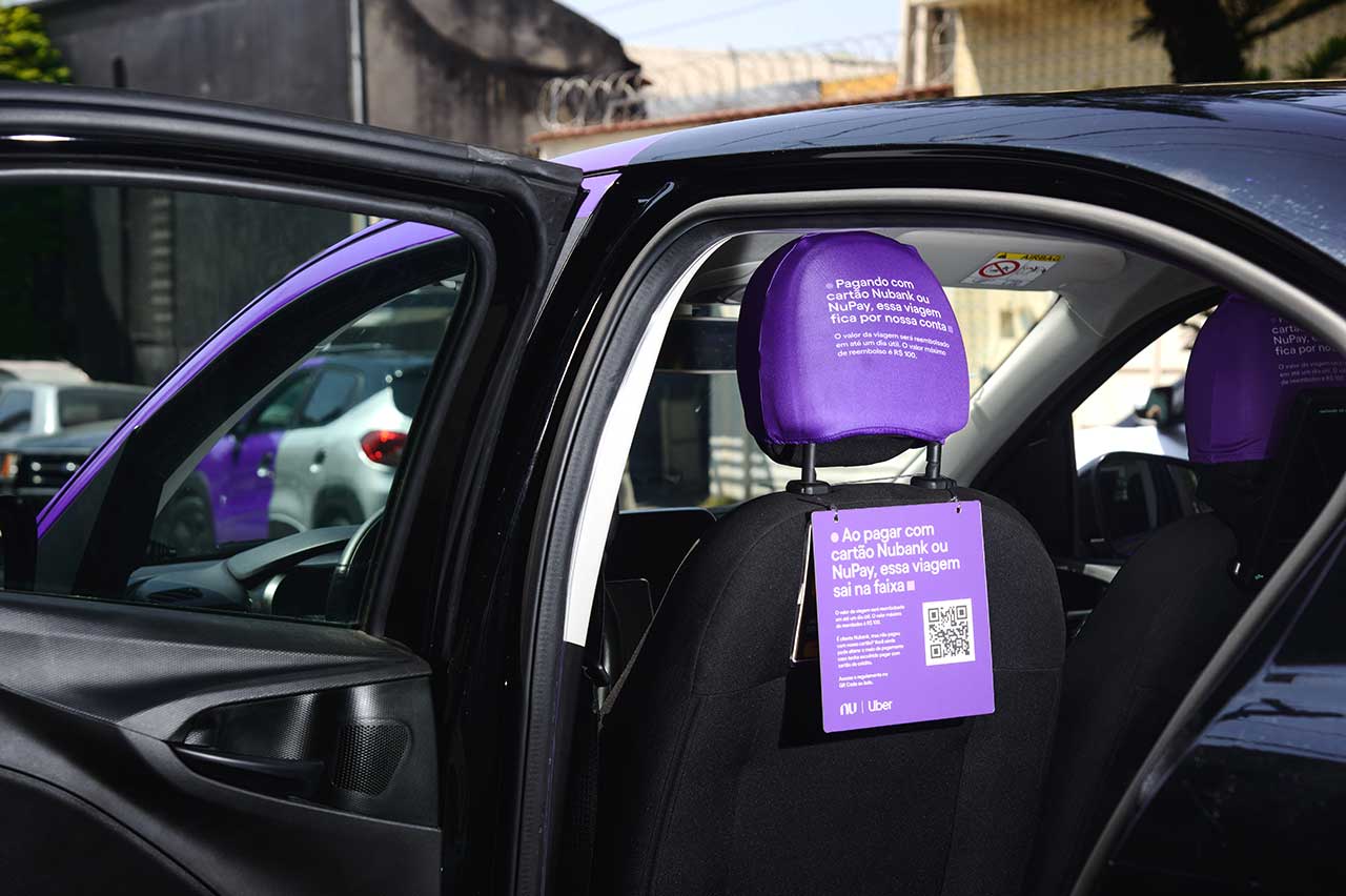 Uber e Nubank oferecem benefícios a clientes (Crédito: Divulgação)