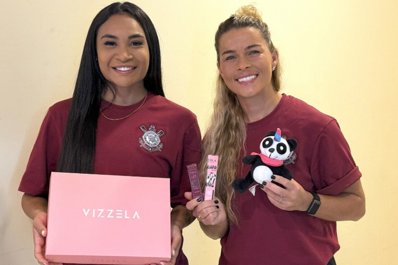 Vizzela é patrocinadora do time de futebol feminino do Corinthians