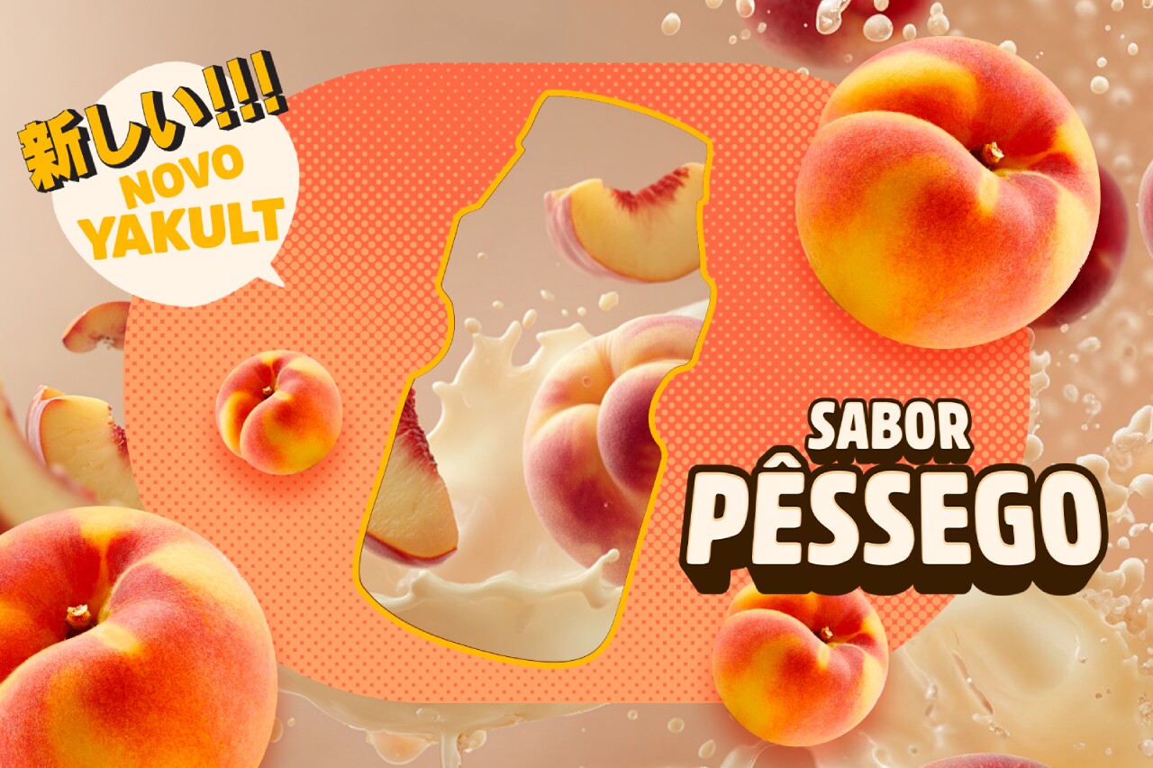 Yakult lança sabor pêssego no Brasil