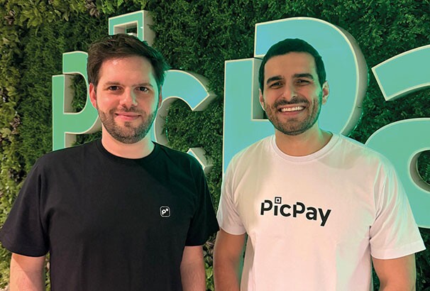Felipe Julião (esq.) e Gustavo Resende (dir.), executivos do PicPay: conveniência para os usuários com compras de ponta a ponta