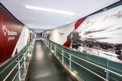 Bradesco mira alta renda com OOH em aeroportos