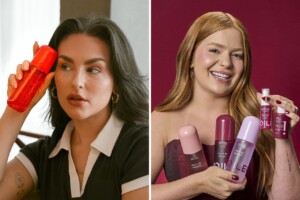 Kéfera e Viih Tube anunciaram suas marcas de beleza com o lançamento de Body splashes (Créditos: Fred Othero/Divulgação)