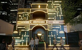 O Boticário inaugura espaço para ativação de Natal na Avenida Paulista (Crédito: Divulgação)