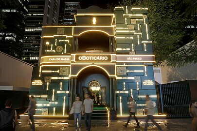 O Boticário inaugura espaço natalino na Avenida Paulista