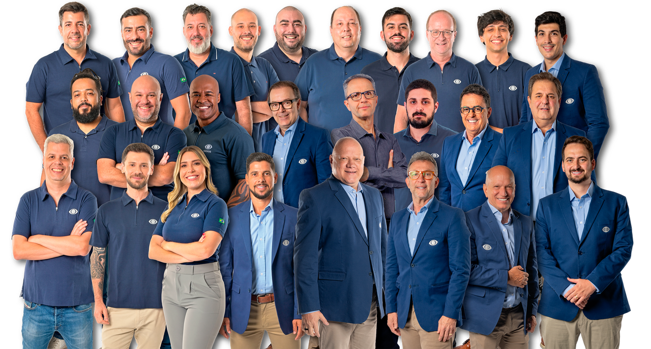 Equipe da Rádio Bandeirantes e BandNews FM para a Copa do Mundo 2026 (Crédito: Divulgação)