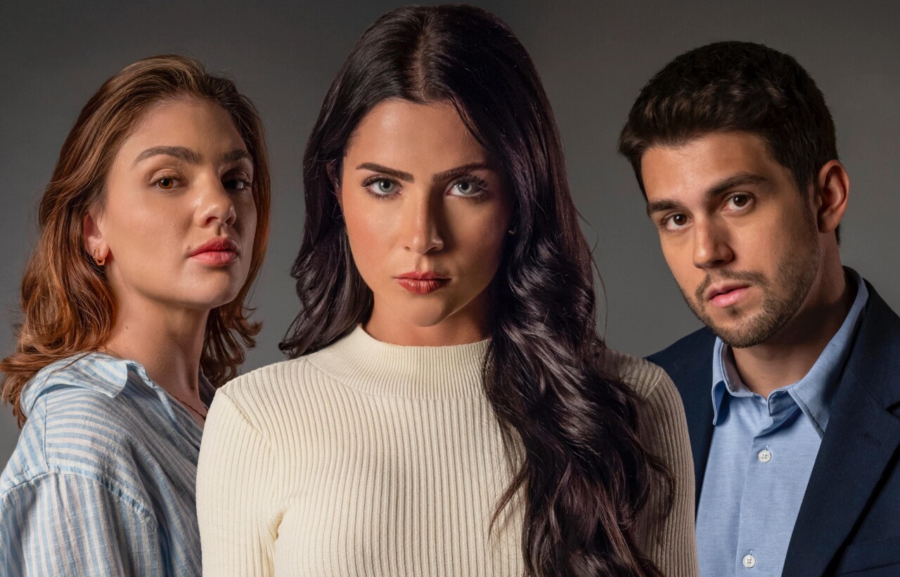Debora Ozório, Jade Picon e Daniel Rangel são protagonistas de Tudo por uma Segunda Chance (Crédito: Globo/Fábio Rocha)