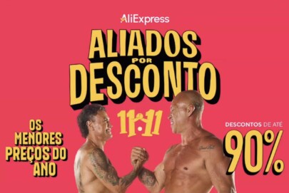 AliExpress une Popó e Wanderlei Silva no 11.11