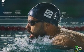 Daniel Dias na campanha de 30 anos do CPB